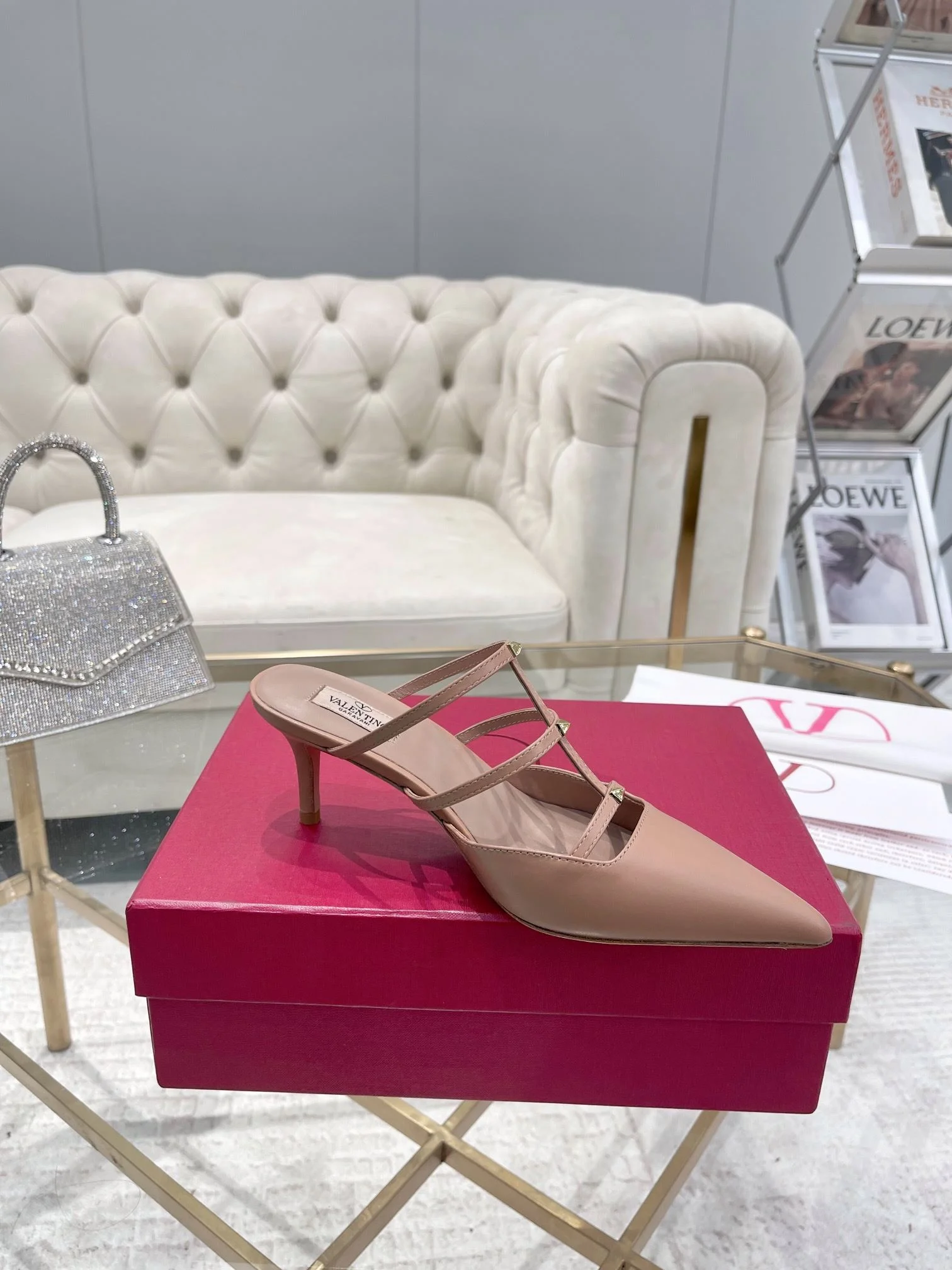 Youthful Valentino Slippers 35902