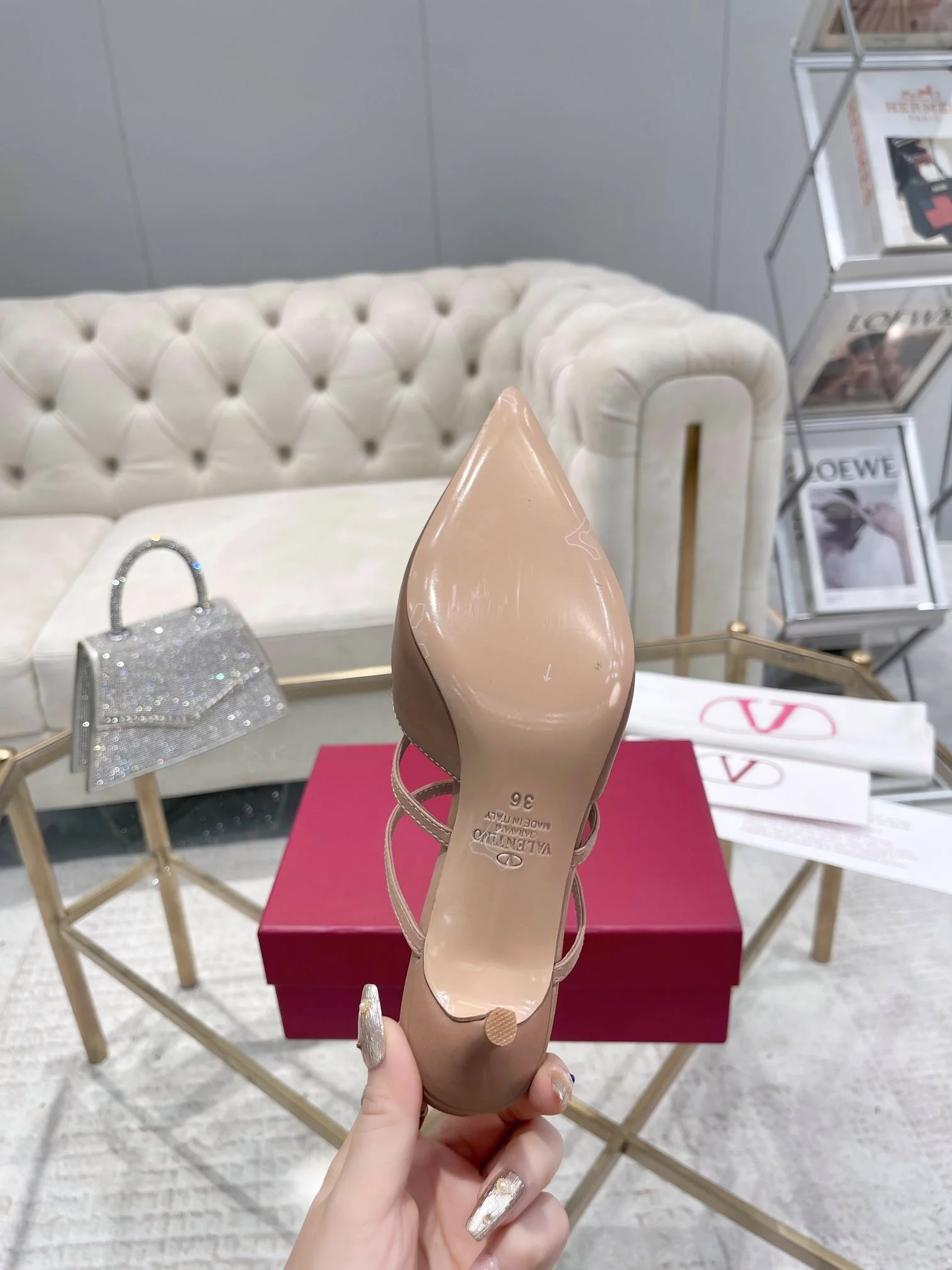 Youthful Valentino Slippers 35902