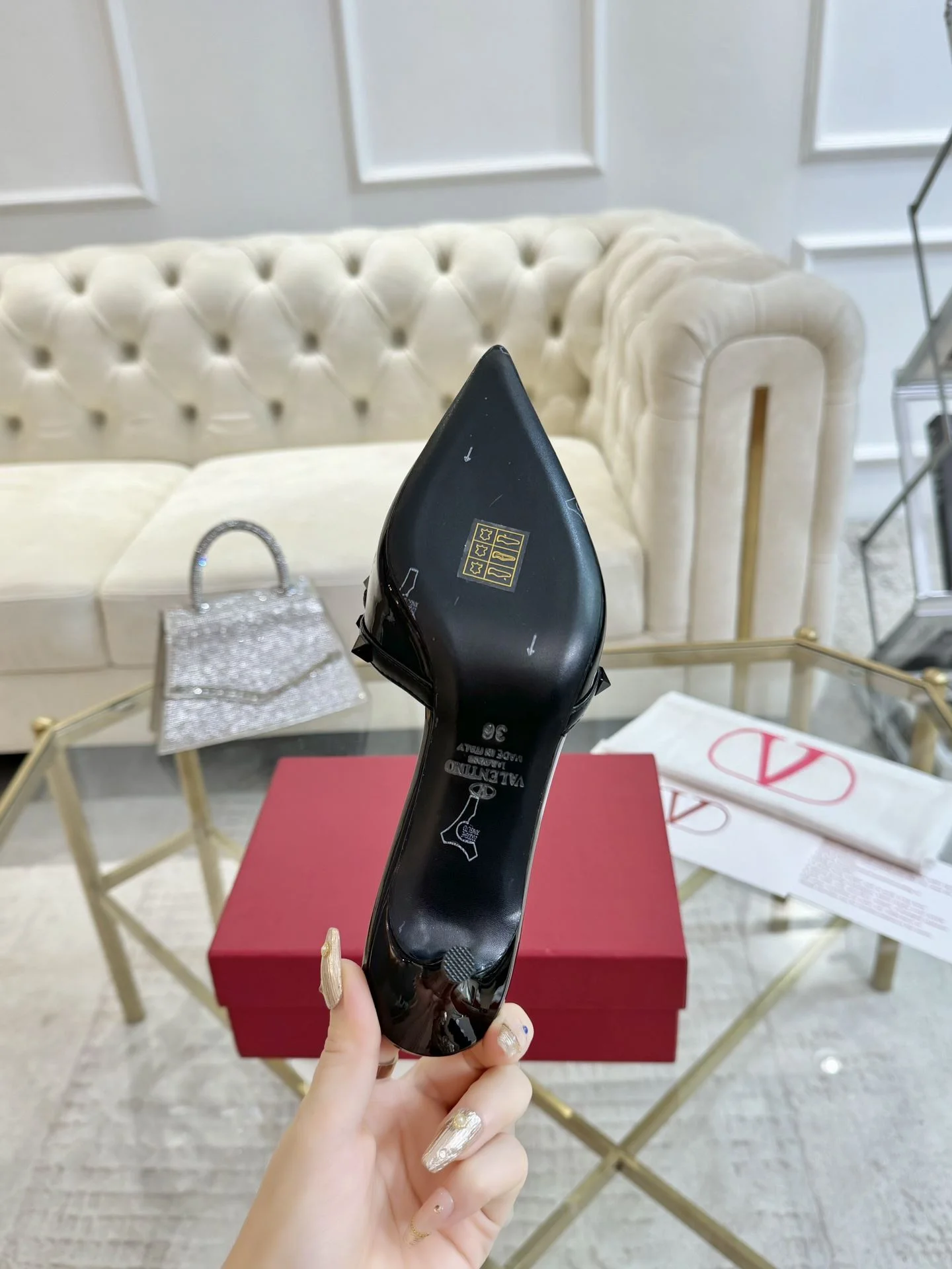 Functional Valentino Slippers 35909