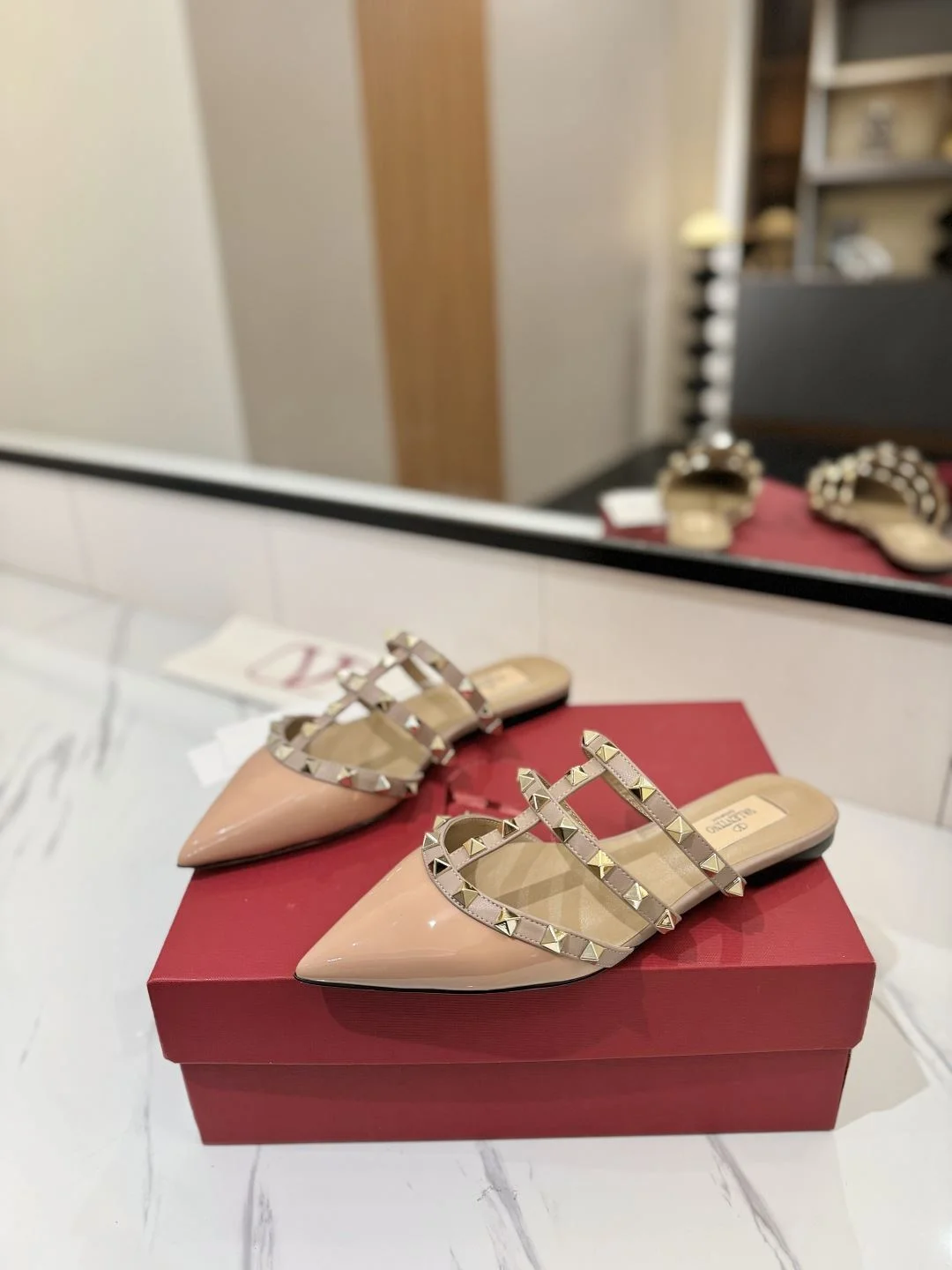 Colorful Valentino Slippers 35898