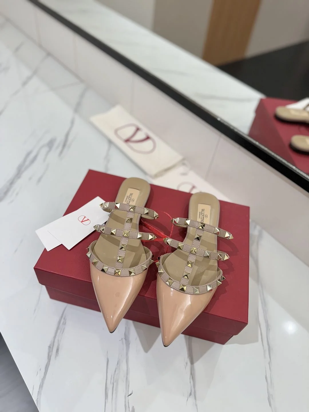 Colorful Valentino Slippers 35898