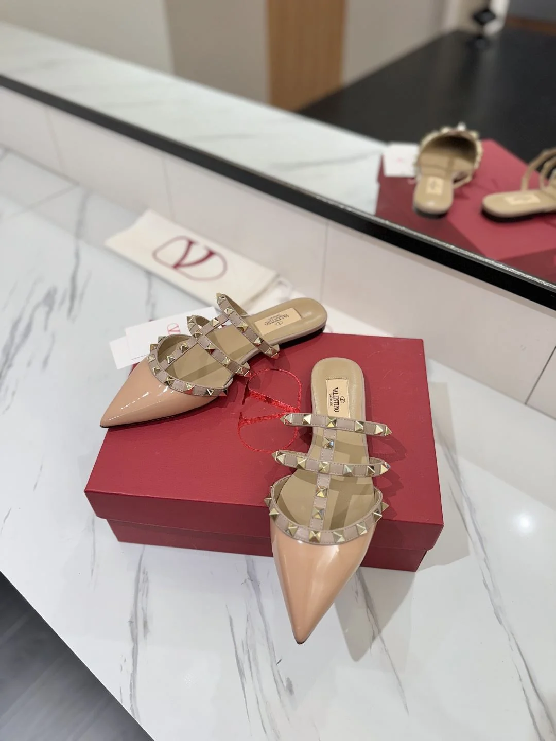 Colorful Valentino Slippers 35898