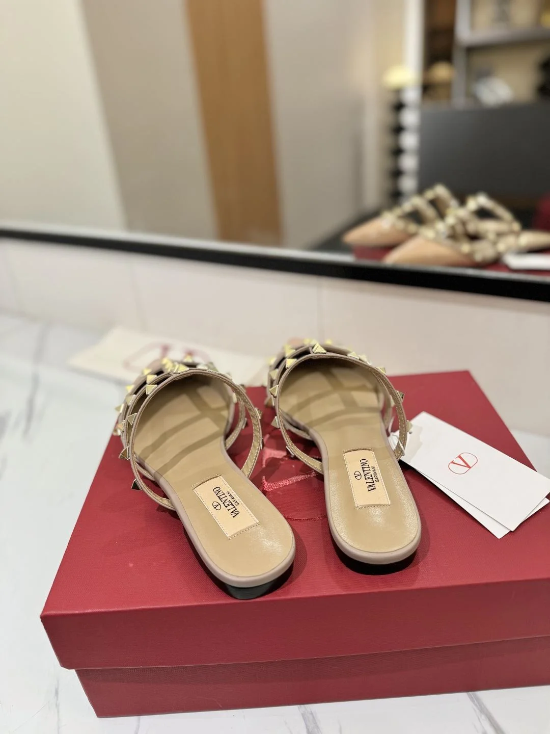 Colorful Valentino Slippers 35898