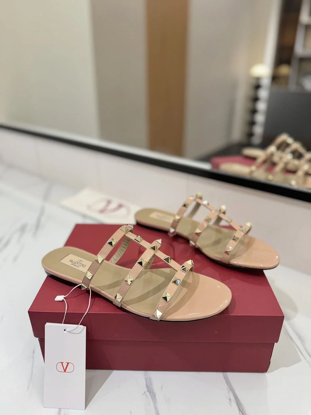 Colorful Valentino Slippers 35884