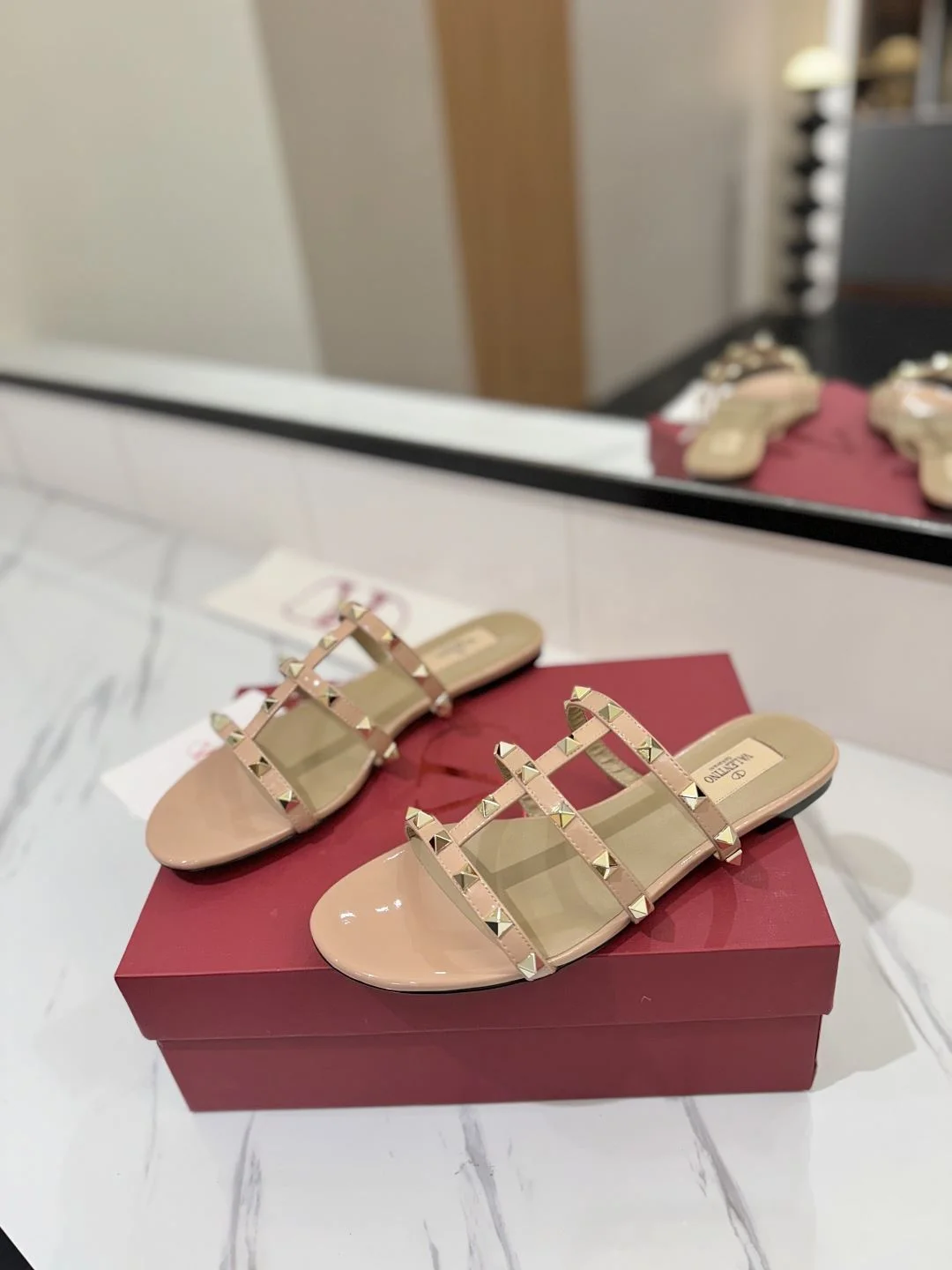 Colorful Valentino Slippers 35884