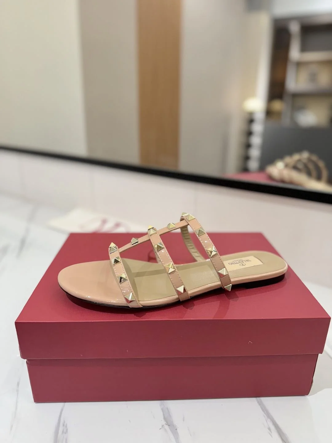 Colorful Valentino Slippers 35884