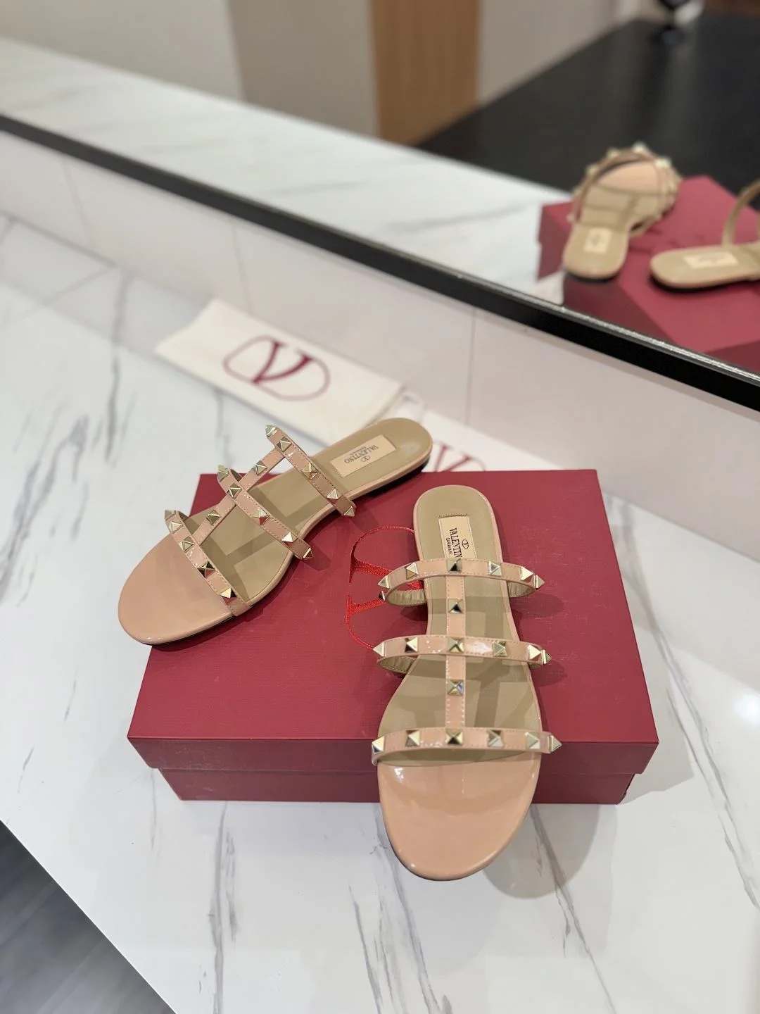 Colorful Valentino Slippers 35884