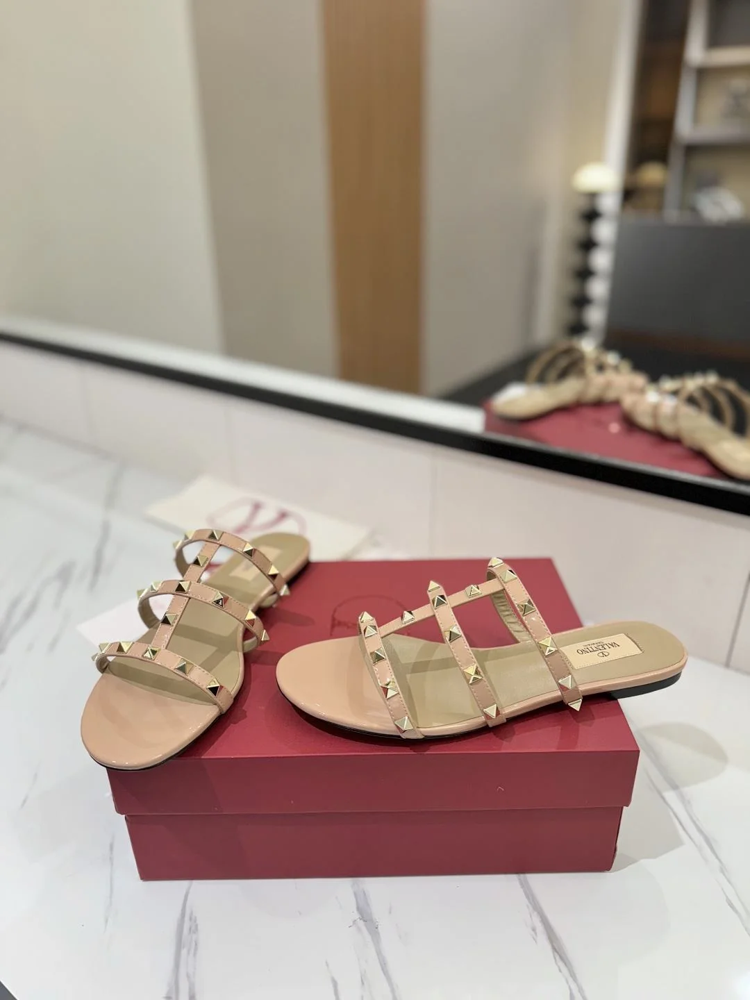 Colorful Valentino Slippers 35884
