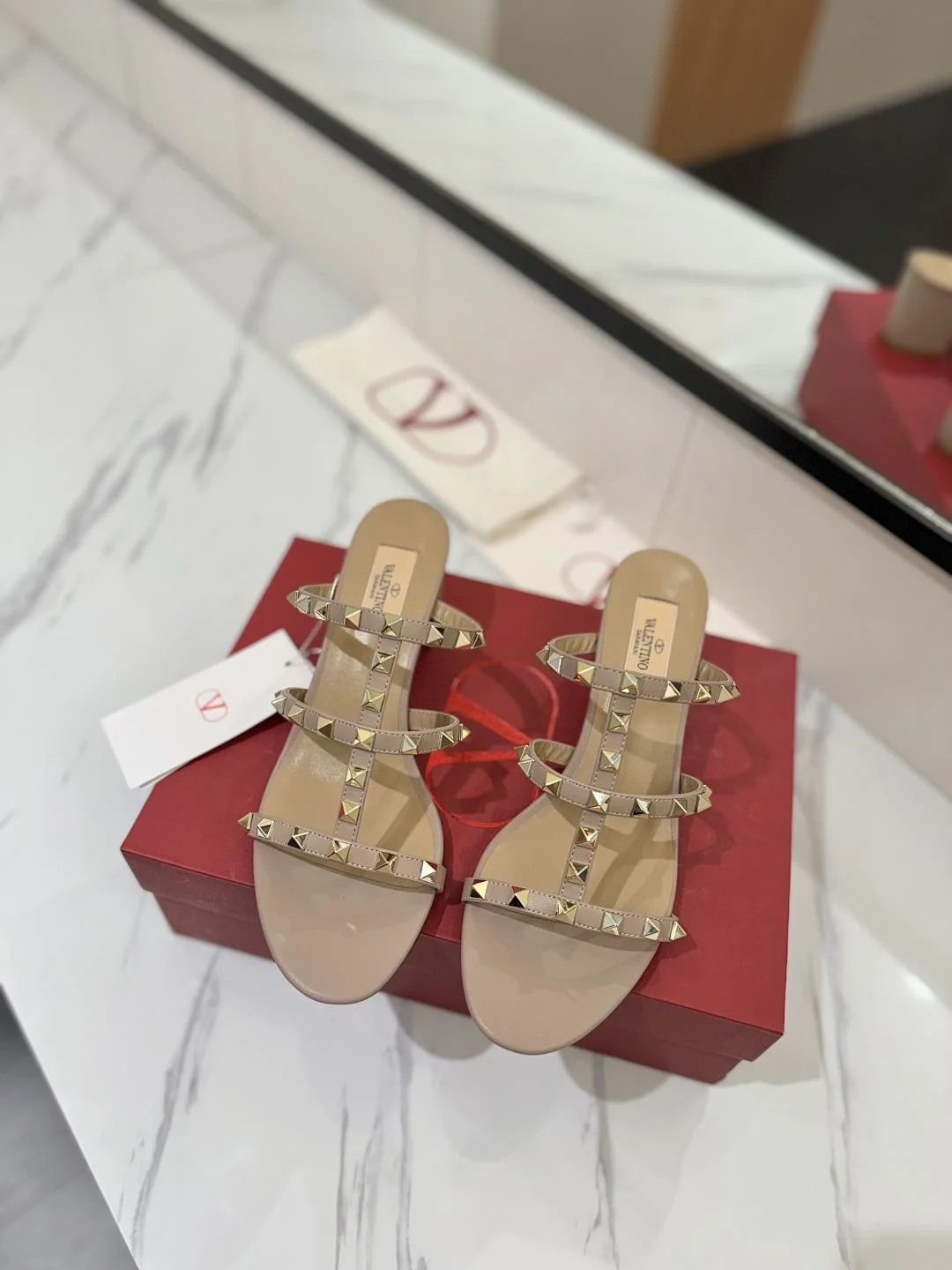 Compact Valentino Slippers 35871