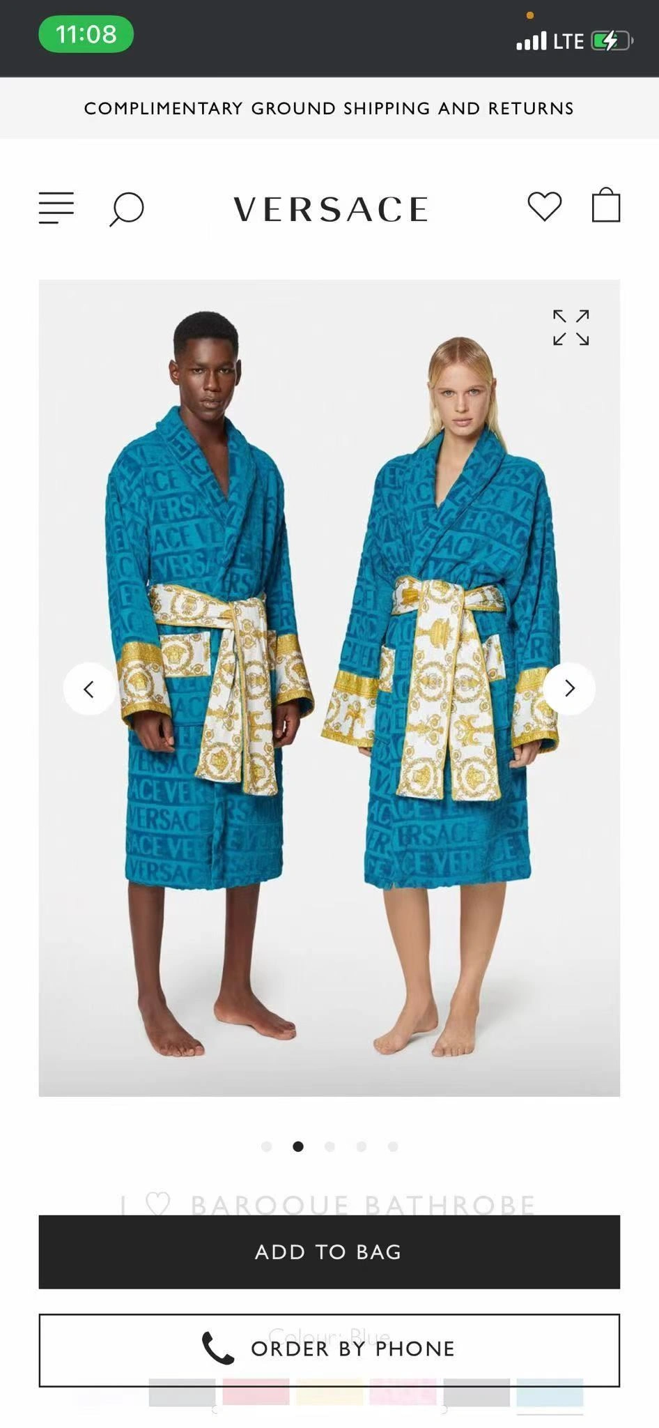 Resilient Versace Bathrobe 255713