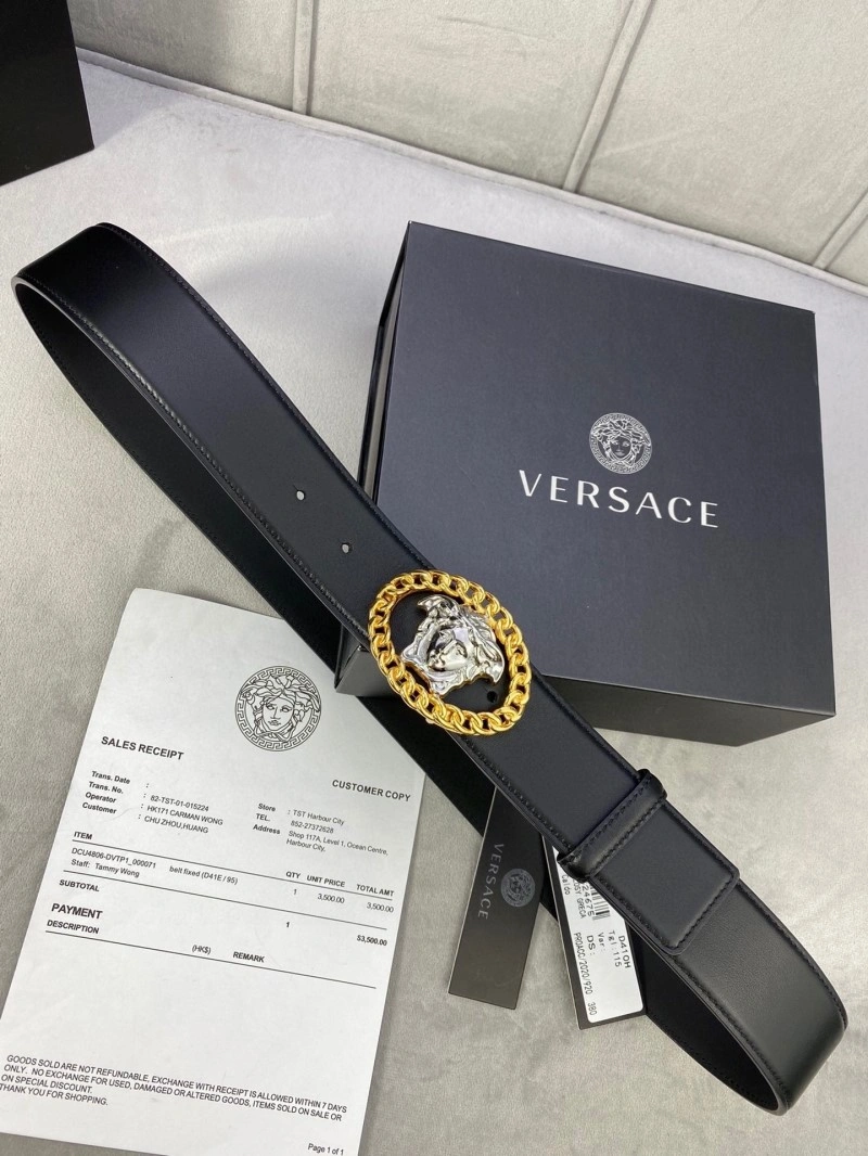 WaterResistant Versace Belts 305597