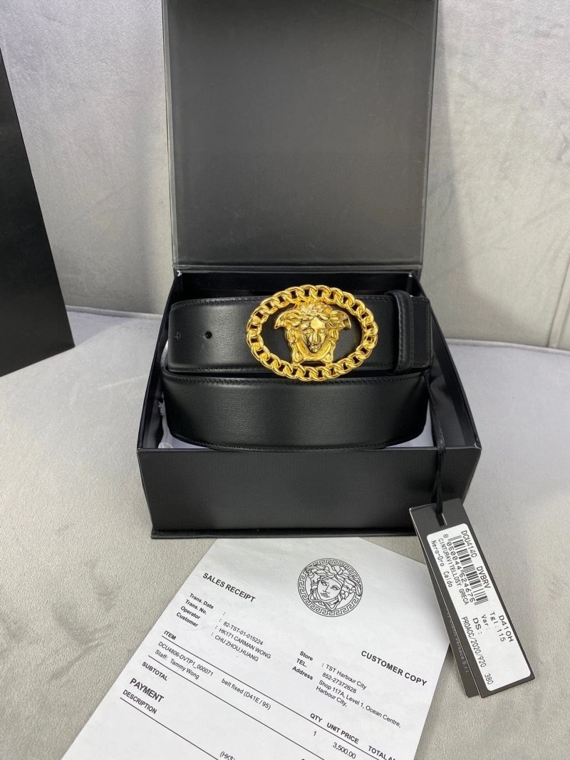 WaterResistant Versace Belts 305597