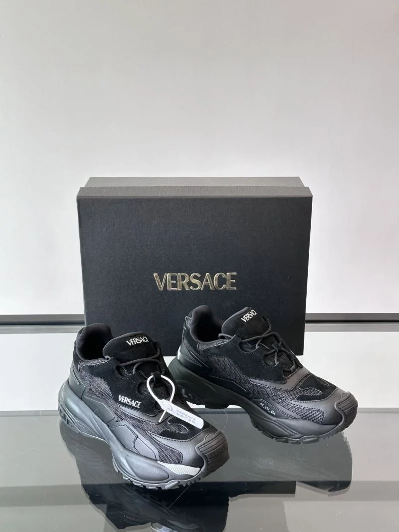 Sleek Versace Low Shoes 37506
