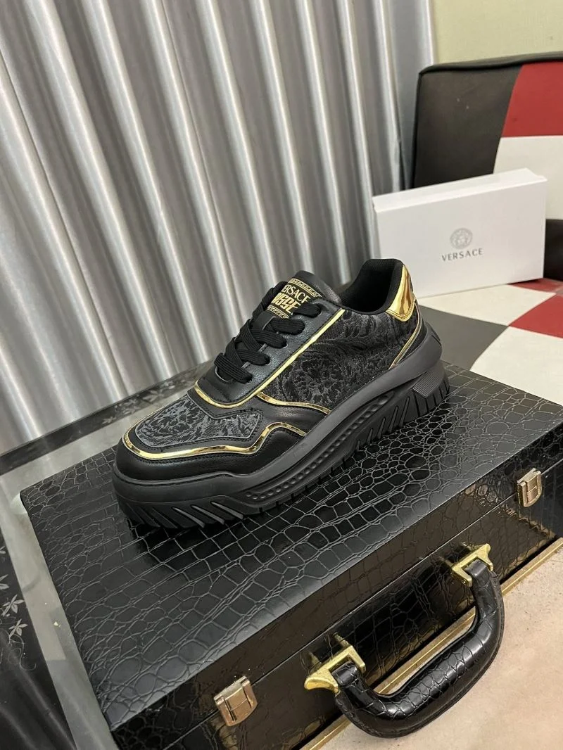 Sleek Versace Low Shoes 37511