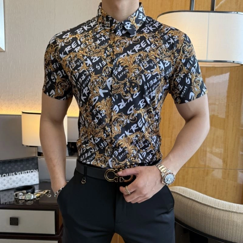 Versace Shirts Neat 175267
