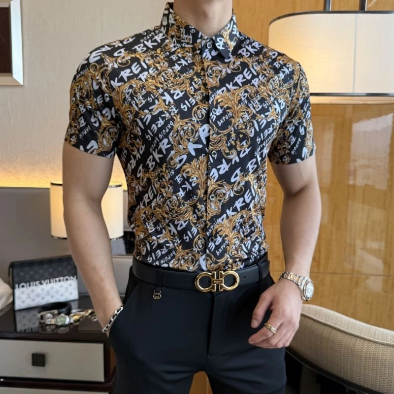 Versace Shirts Neat 175267