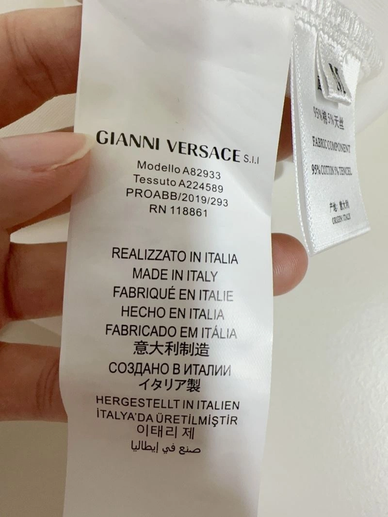 Versace T-Shirts WaterResistant 175693