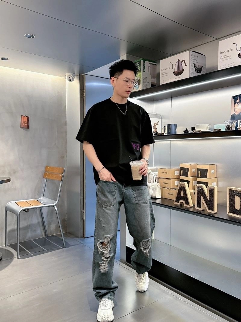 Y-3 T-Shirts Stretchable 158903