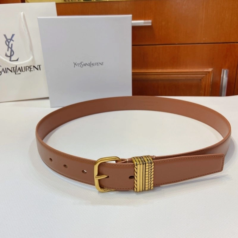 Sleek YSL Belts 305798