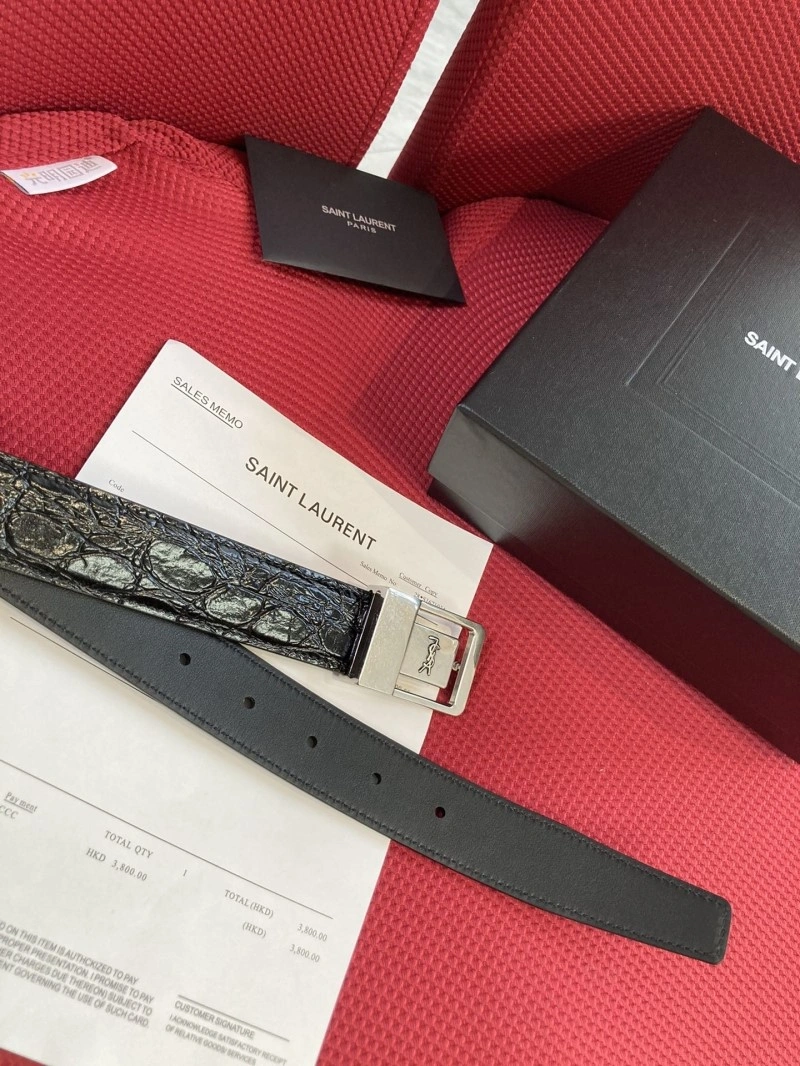 Refined YSL Belts 305736
