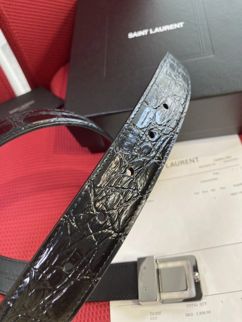 Refined YSL Belts 305736