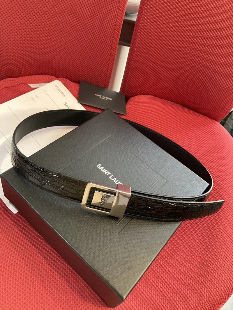 Refined YSL Belts 305736