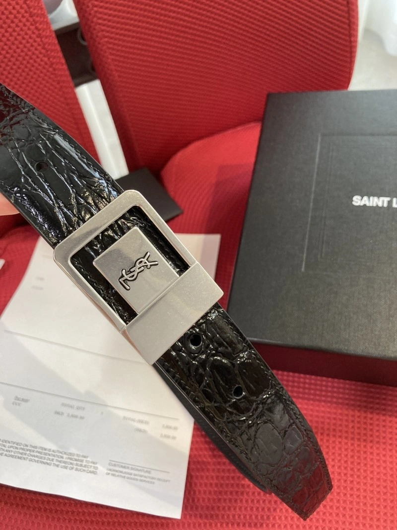 Refined YSL Belts 305736