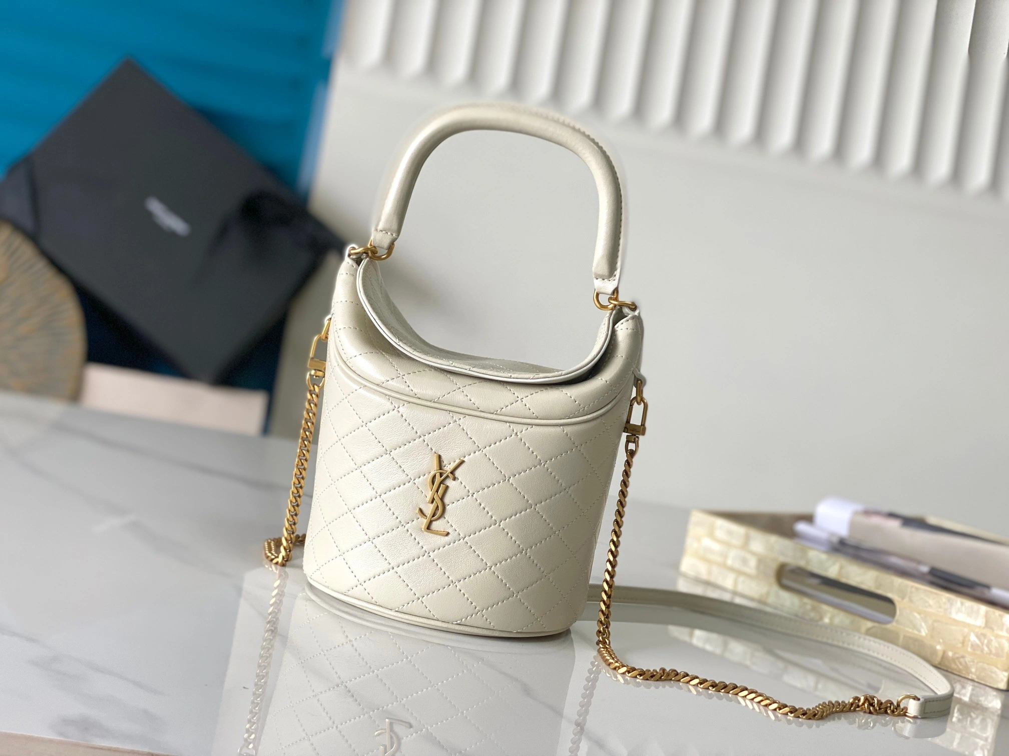OdorResistant YSL Bucket Bags 71775