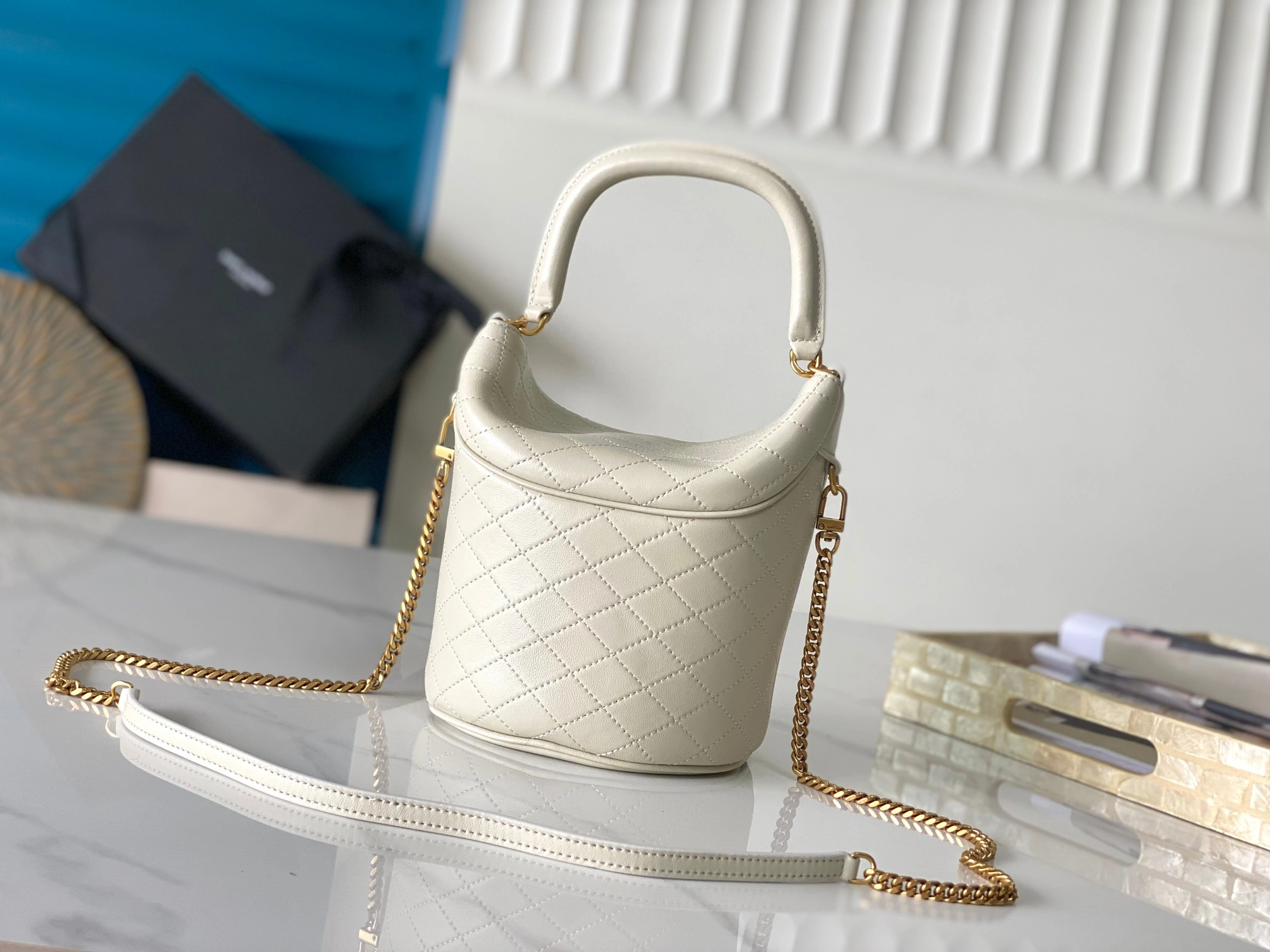 OdorResistant YSL Bucket Bags 71775