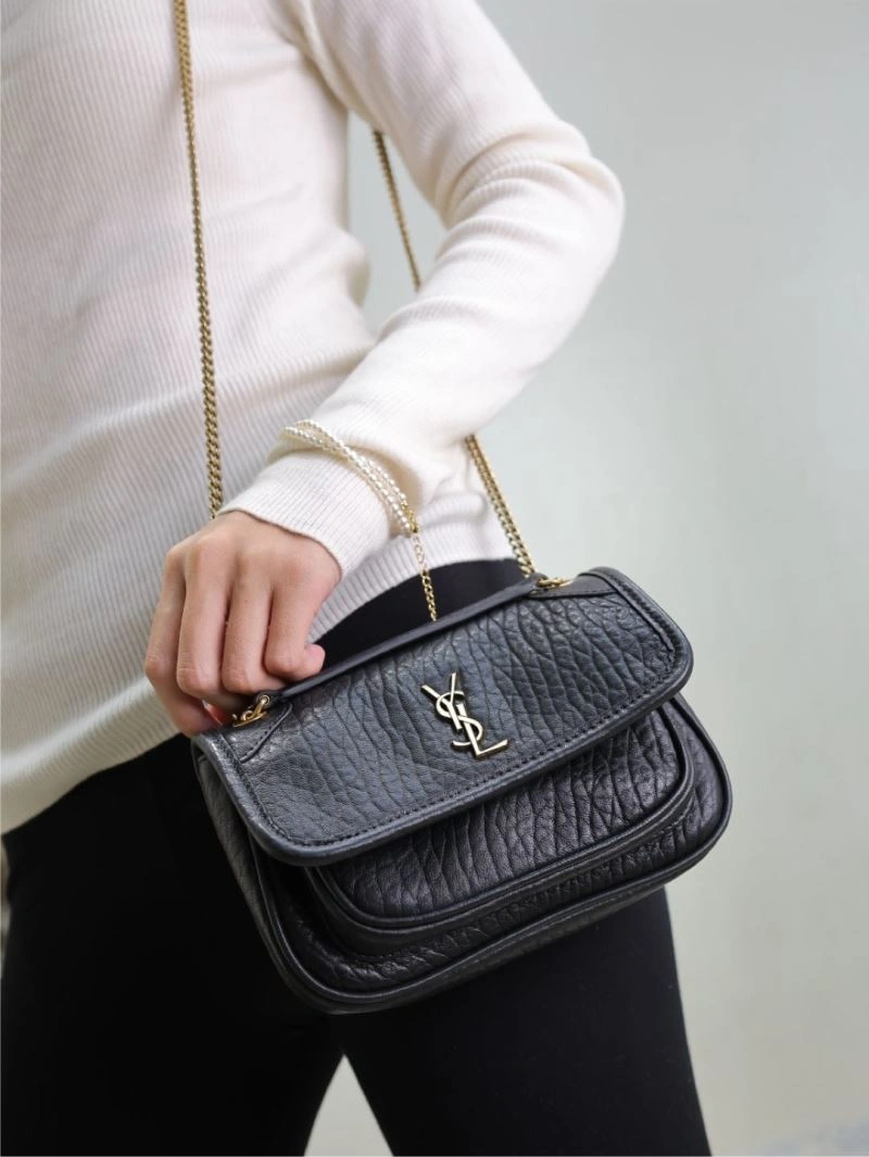 Bright YSL Satchel Bags 62790