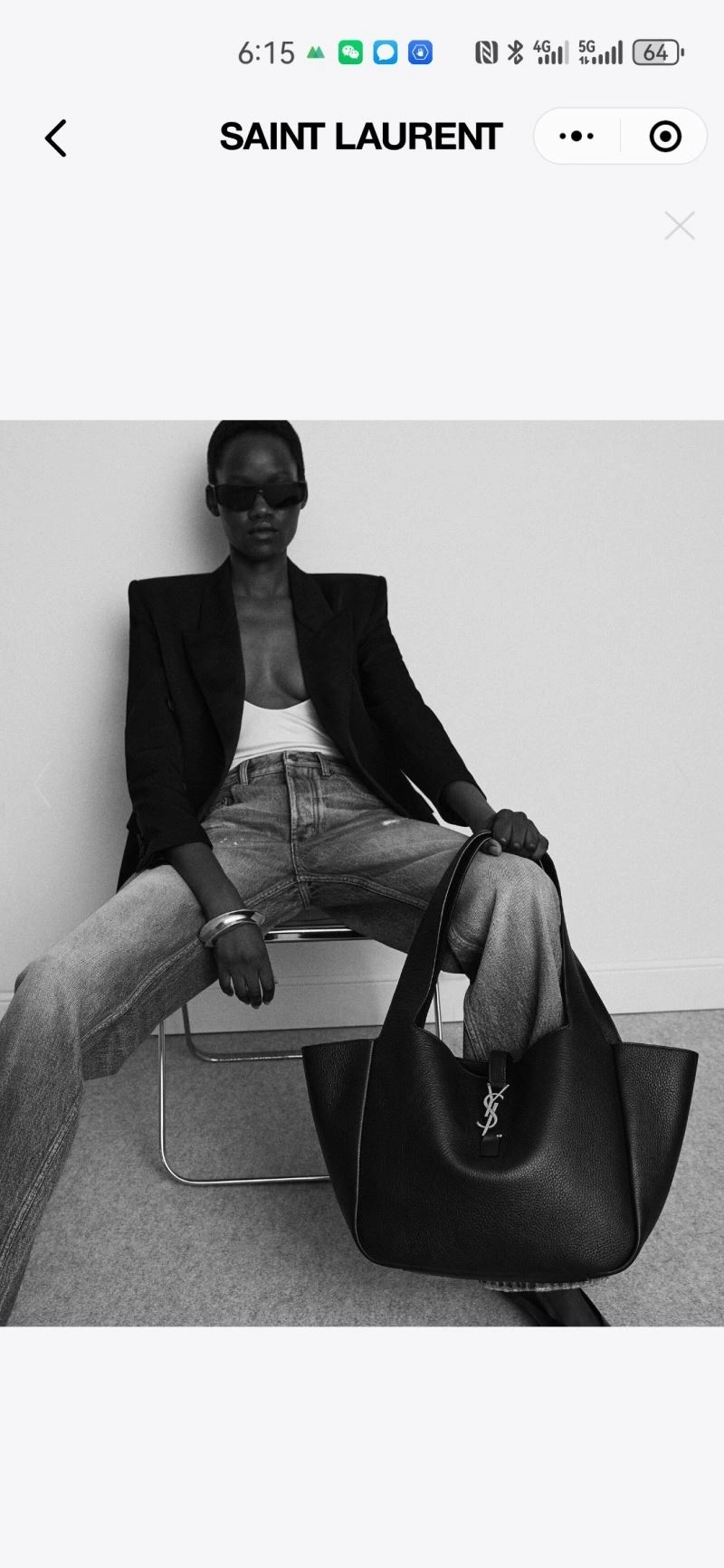 Breathable YSL Shopping Bags 63525