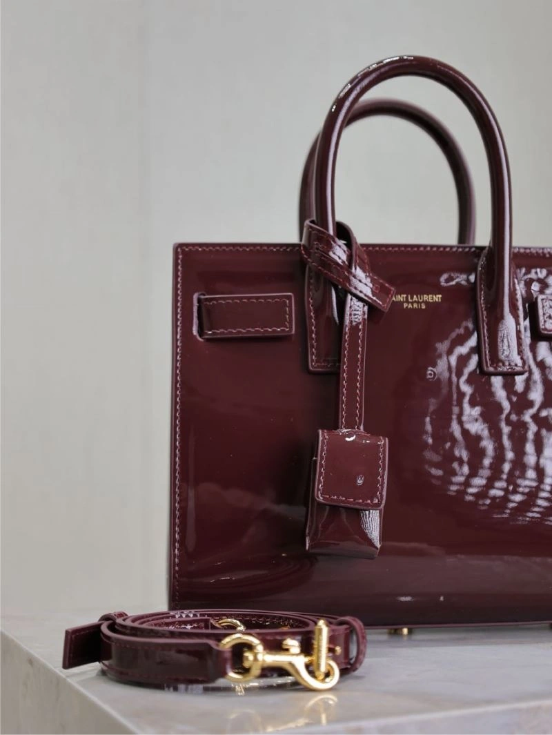 YSL Top Handle Bags SmoothTexture 62771