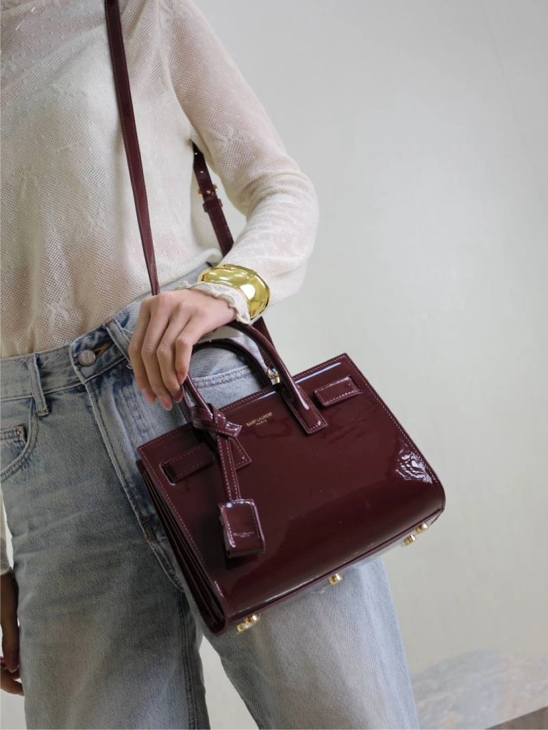 YSL Top Handle Bags SmoothTexture 62771
