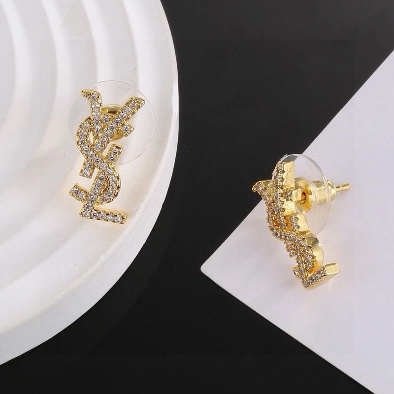 Ysl Earrings Sleek 208889