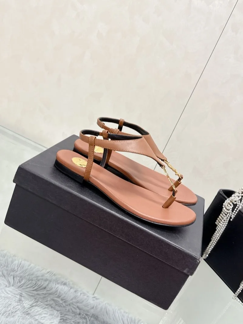Ysl Sandals Breathable 8686