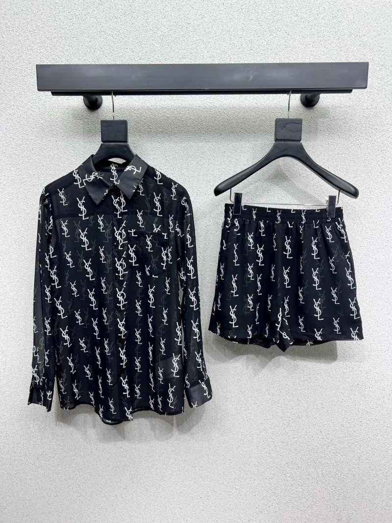 Ysl Short Suits Stretchable 153190