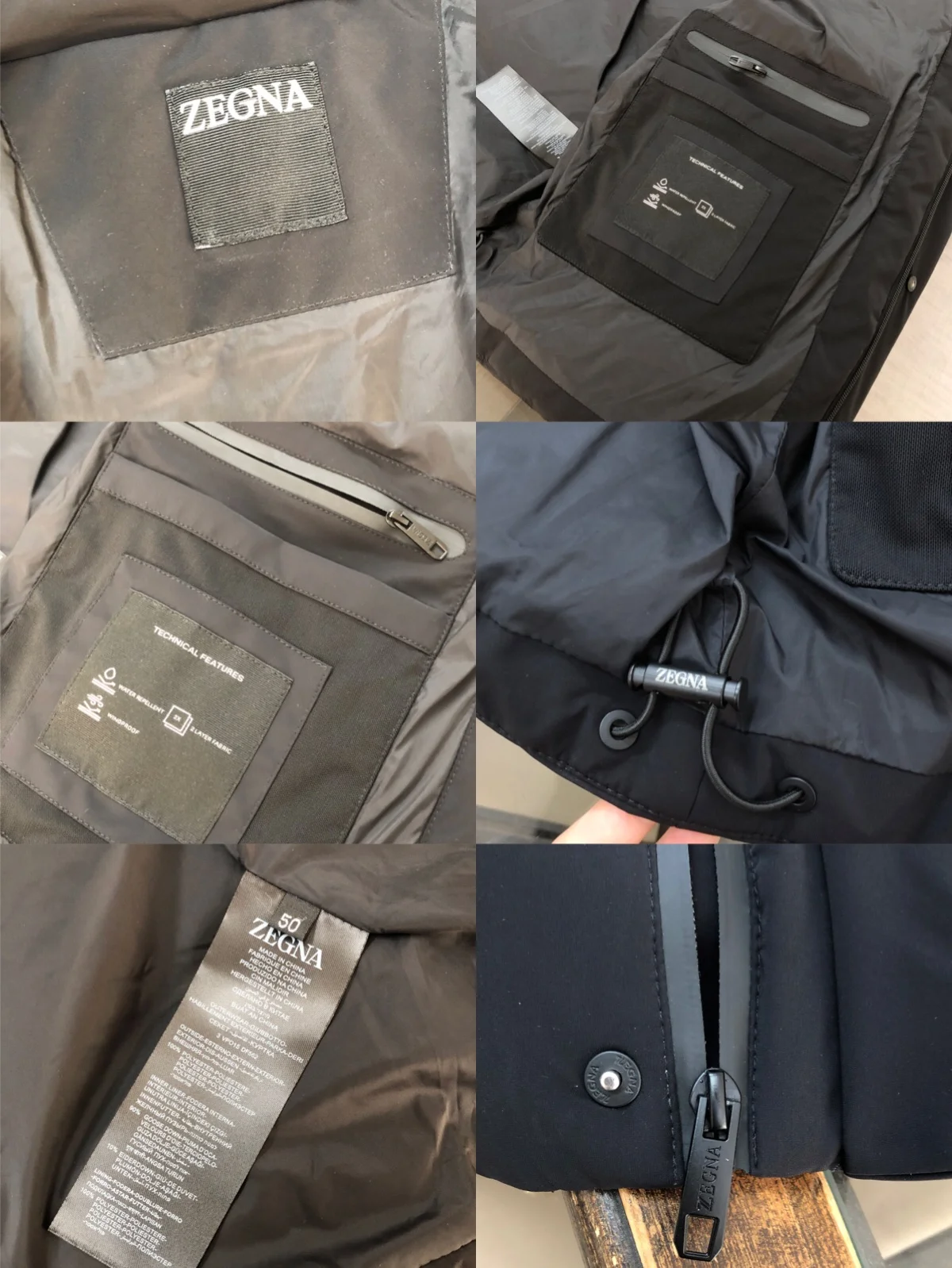 Breathable Zegna Down Jackets 165113