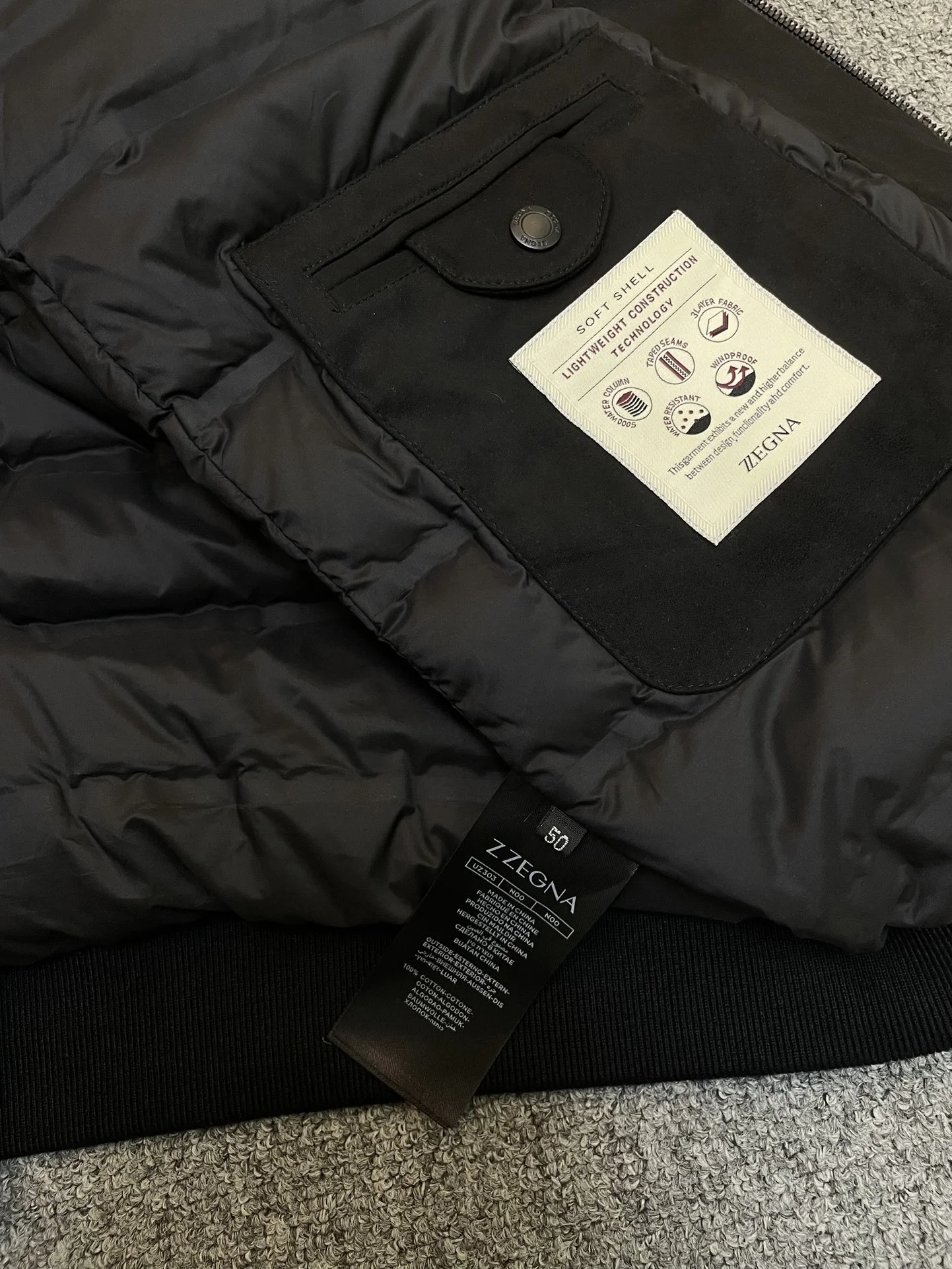 Zegna Down Jackets Soft 165058